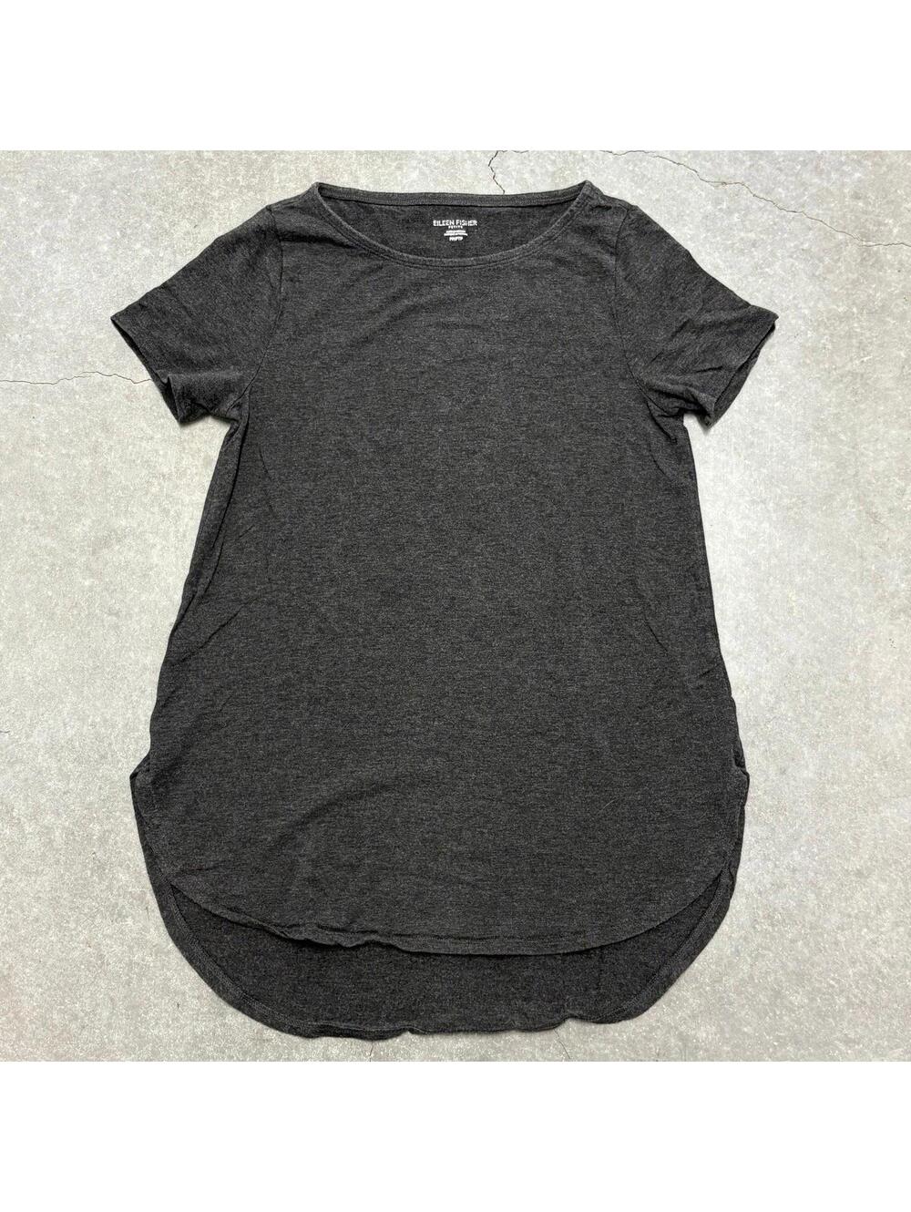 Eileen Fisher Plain Grey T Shirt